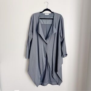Sarah Tempest Long Duster Cardigan Open Front Cardi One Size S M L anthro scandi